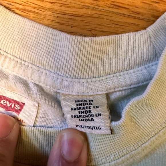 Levi's Color Blocked Tee sz XXL - Picture 3 of 4